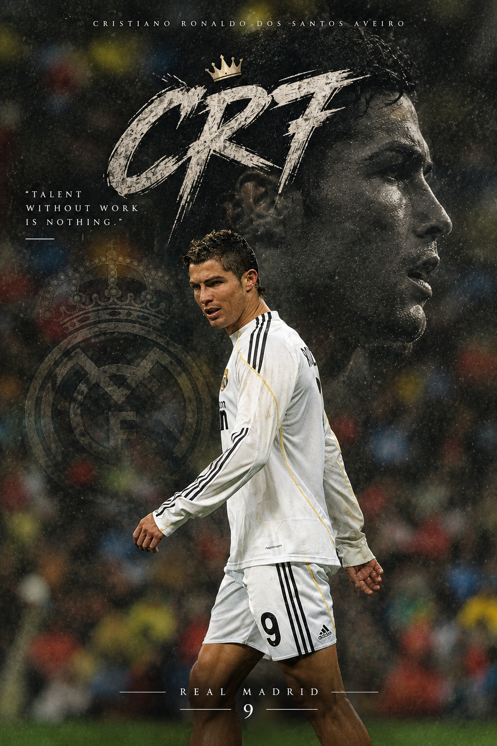 Póster Cristiano Ronaldo CR7 – diseño GOALY