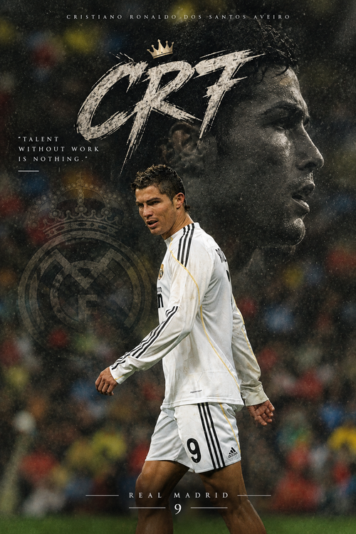 Póster Cristiano Ronaldo CR7 – diseño GOALY